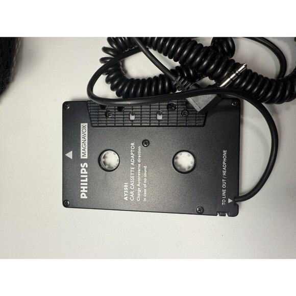 PHILIPS CD PLAYER AZ7583/17 PERSONAL PORTABLE CD PLAYER w/Accessories Car Adapt - Picture 6 of 8